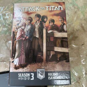 Attack on Titan Season 3 Part 1 Manga Box Set Volumes 13-17 Hajime Isayama Kodan